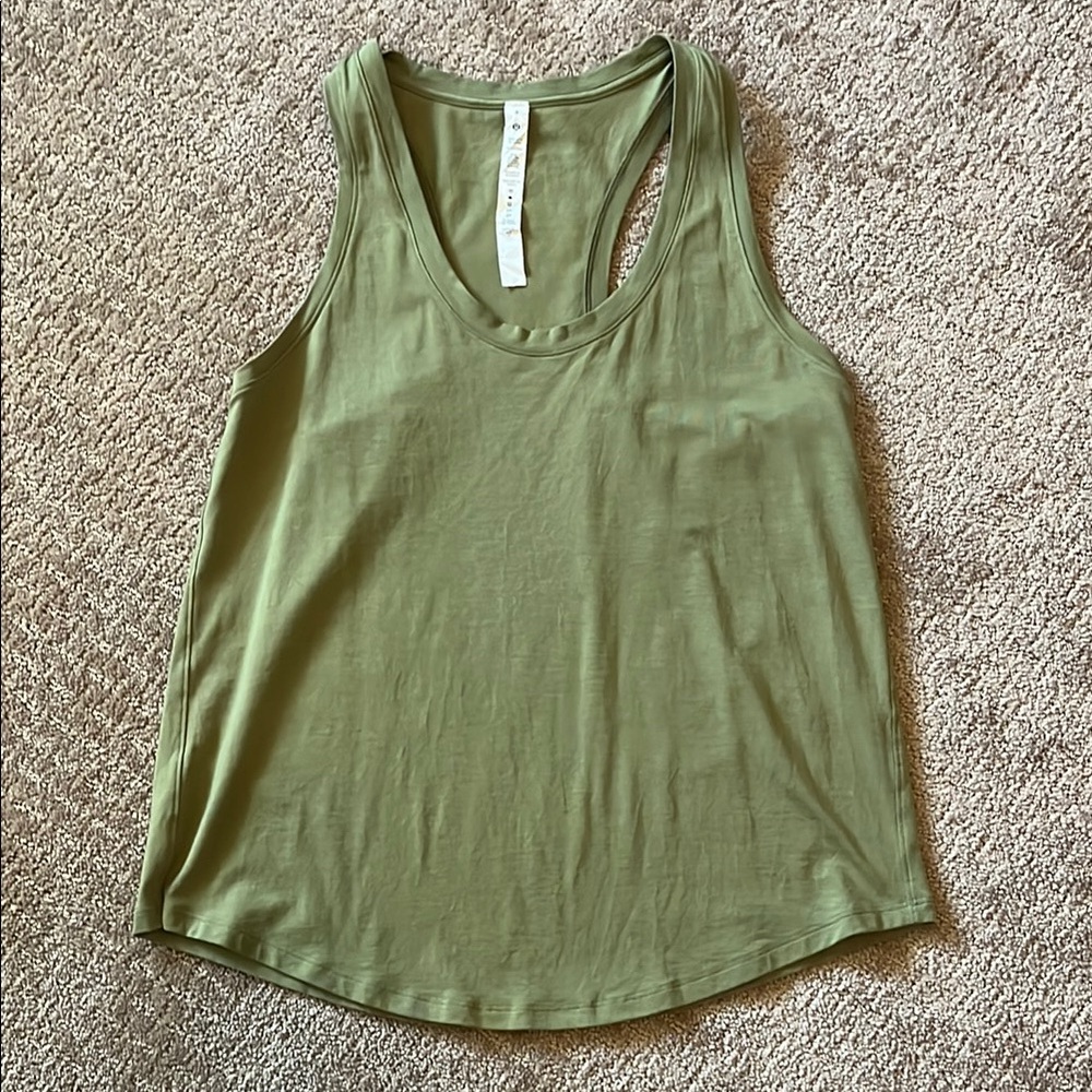 Lululemon Olive Green Tank Top